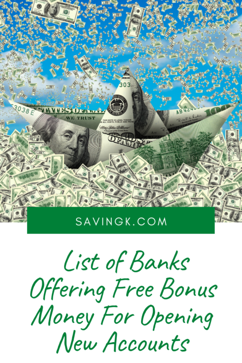 Banks Offering Opening Bonus