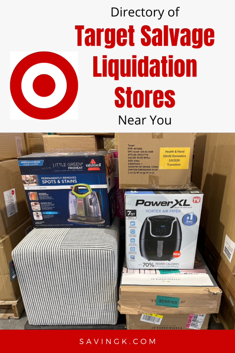 List Of Target Salvage Liquidation Stores Near You - SavingK