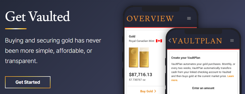 Buying and securing gold has never been more simple, affordable, or transparent.