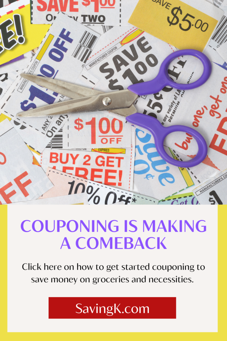 Couponing Is Making A Comeback: How To Get Started - SavingK