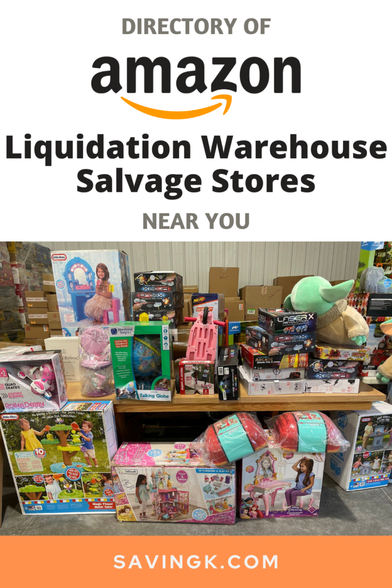 List of Amazon Liquidation Warehouse Salvage Stores SavingK