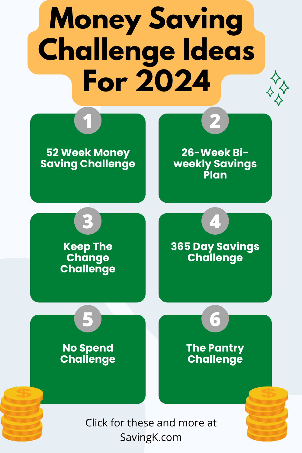 9 Money Saving Challenge Ideas To Try In 2024 - SavingK