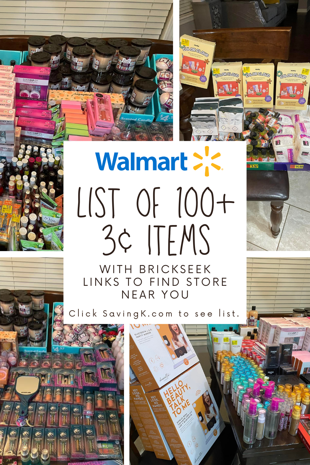 List of 3 cent items found at Walmart