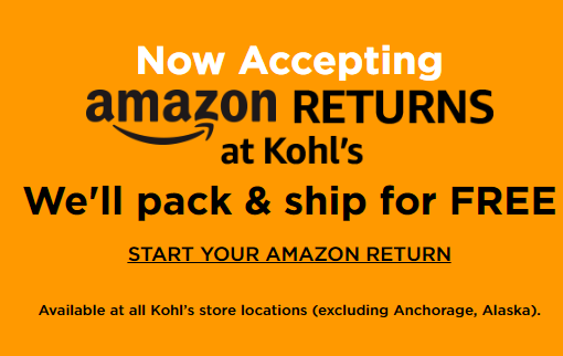 HOW TO MAKE AMAZON RETURNS AT KOHL’S STORES