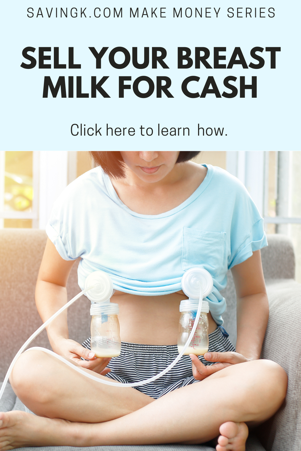 Sell Your Breast milk For Cash
