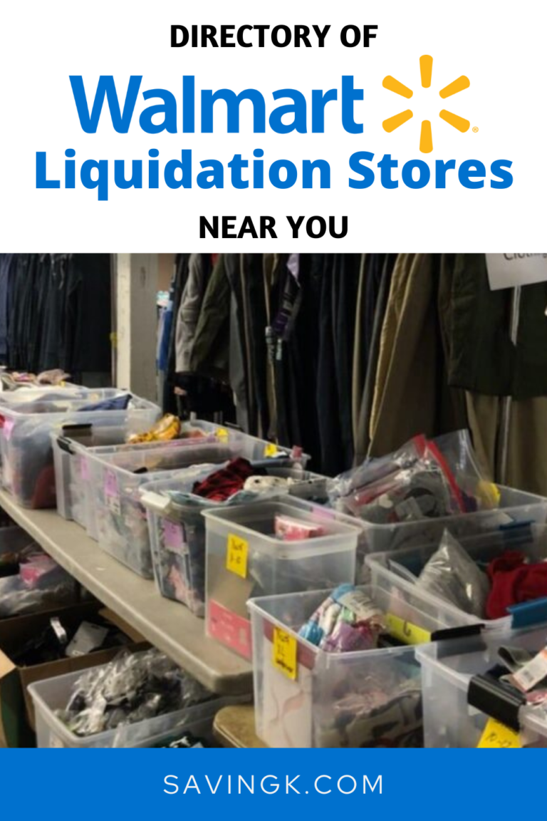 List Of Walmart Liquidation Salvage Stores Near Me - SavingK