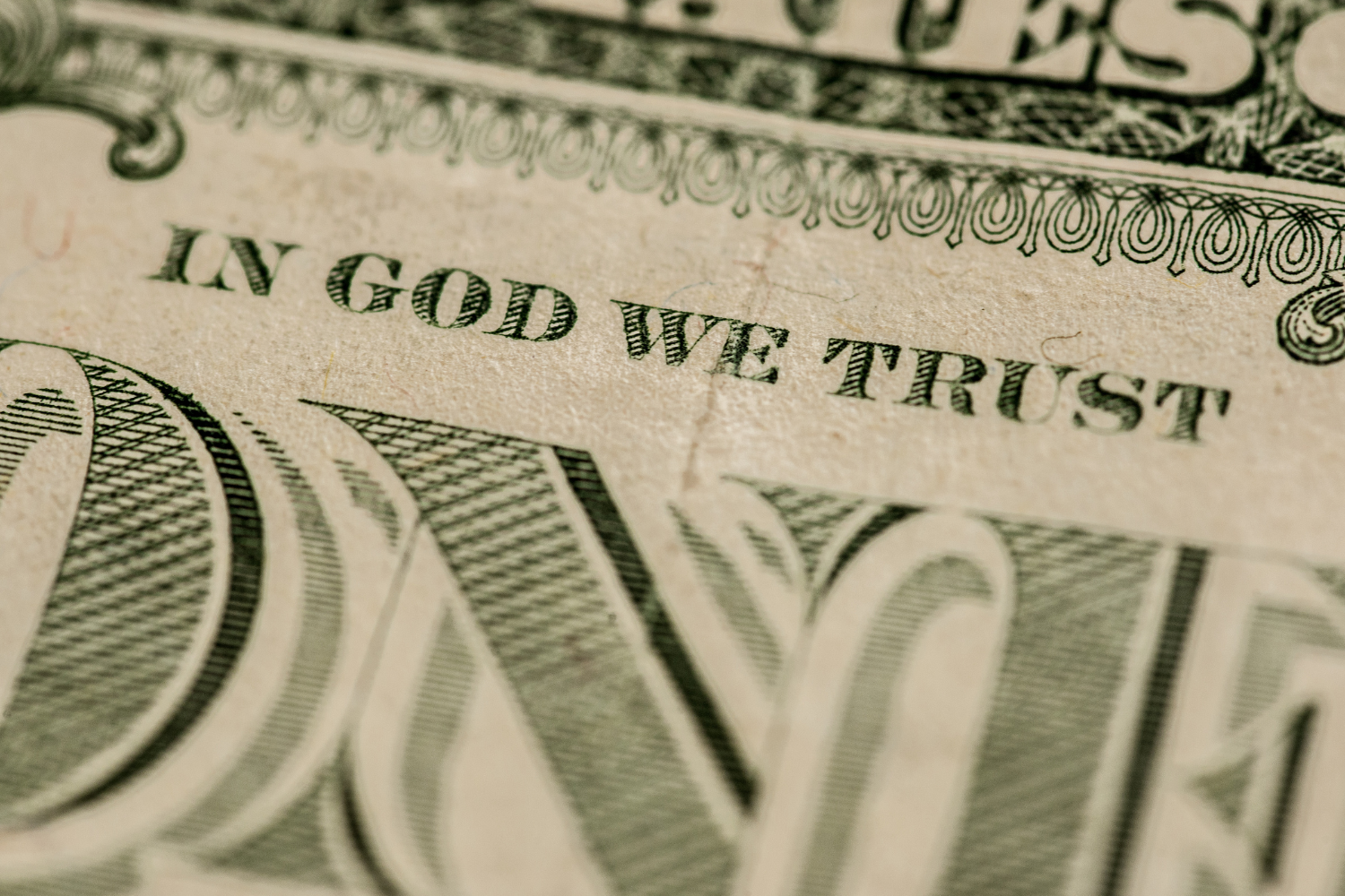 In God We Trust On Dollar Bills