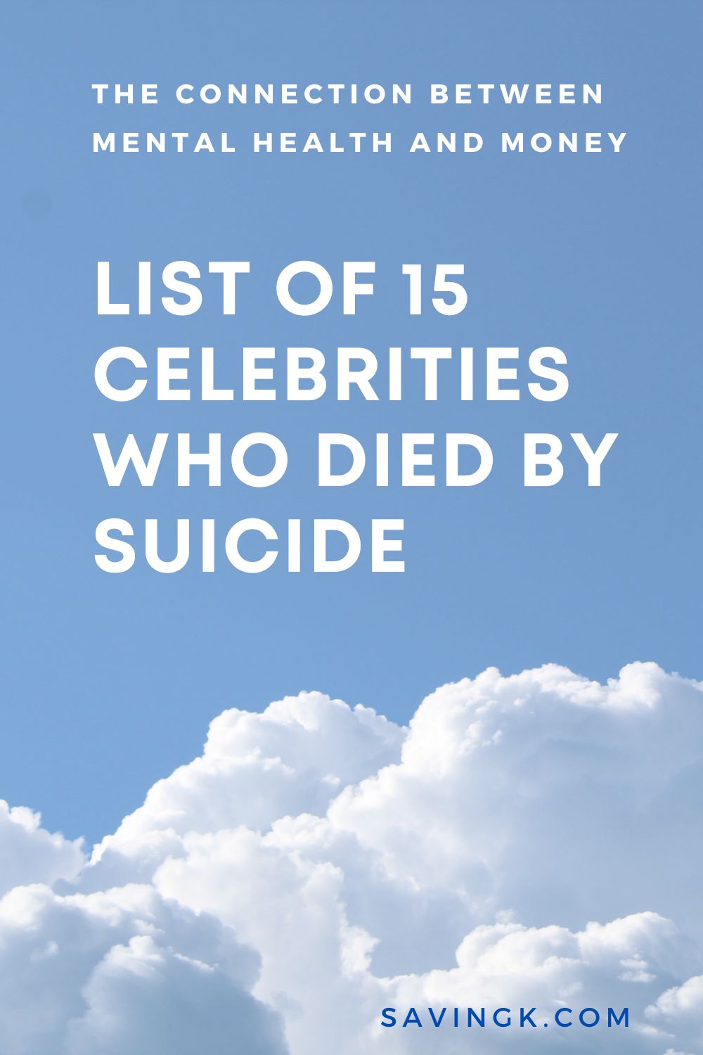 List of celebrities that have died by suicide
