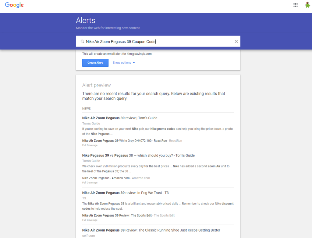 How To Use Google Alerts To Save Money - SavingK