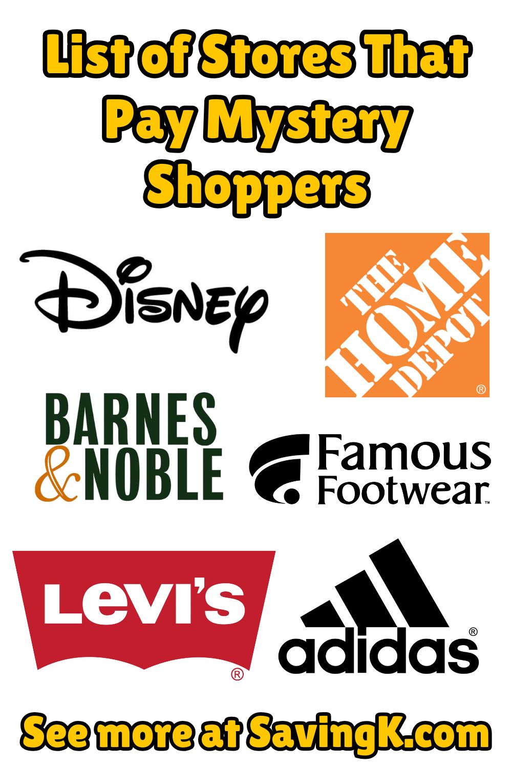 stores that pay mystery shoppers