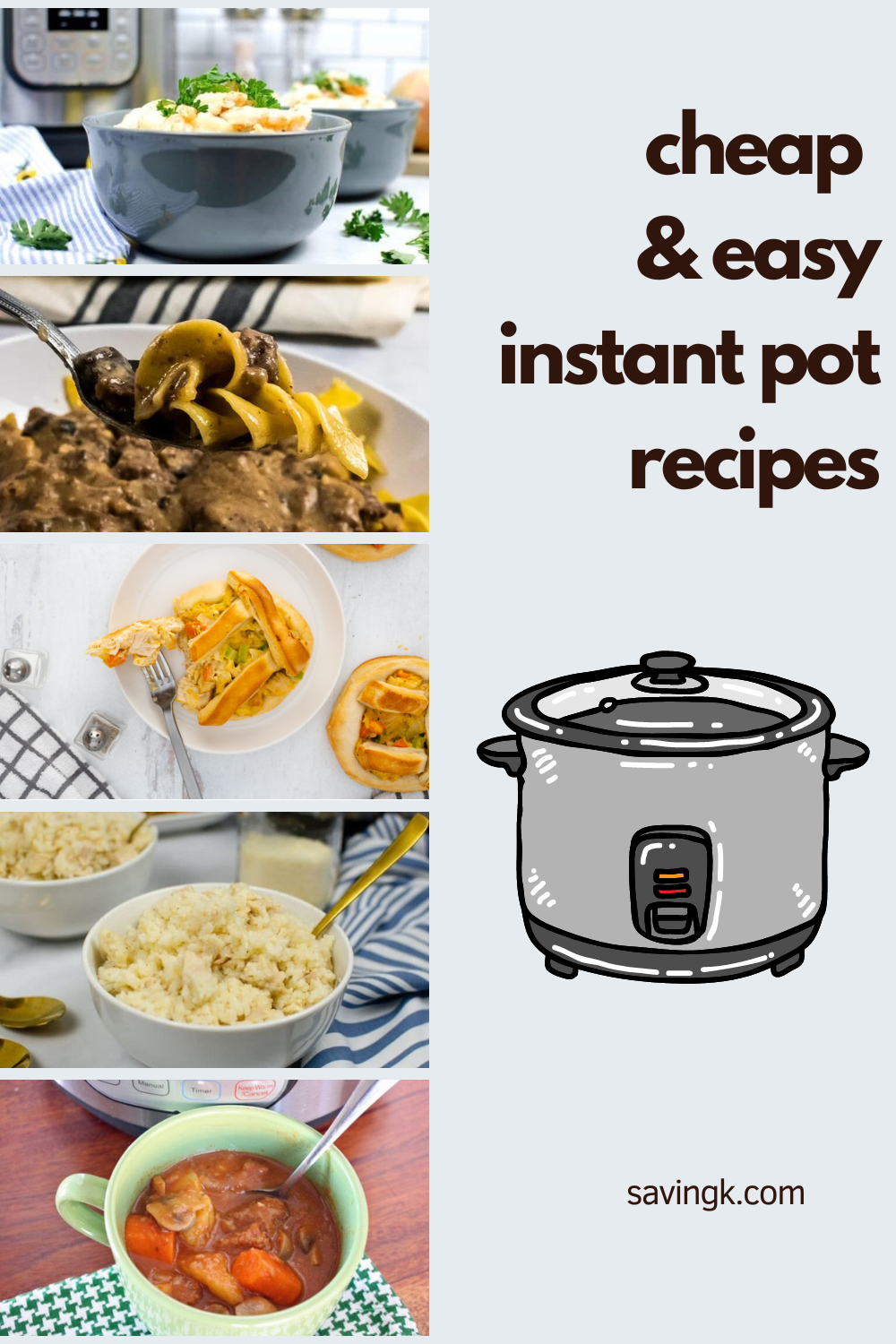 cheap & easy instant pot recipes