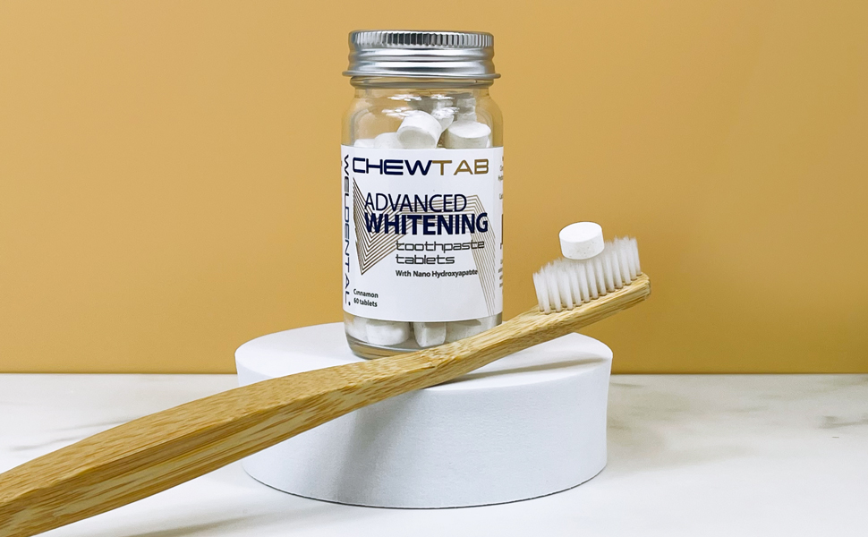 Weldental Chewtab Advanced Whitening Toothpaste Tablets 