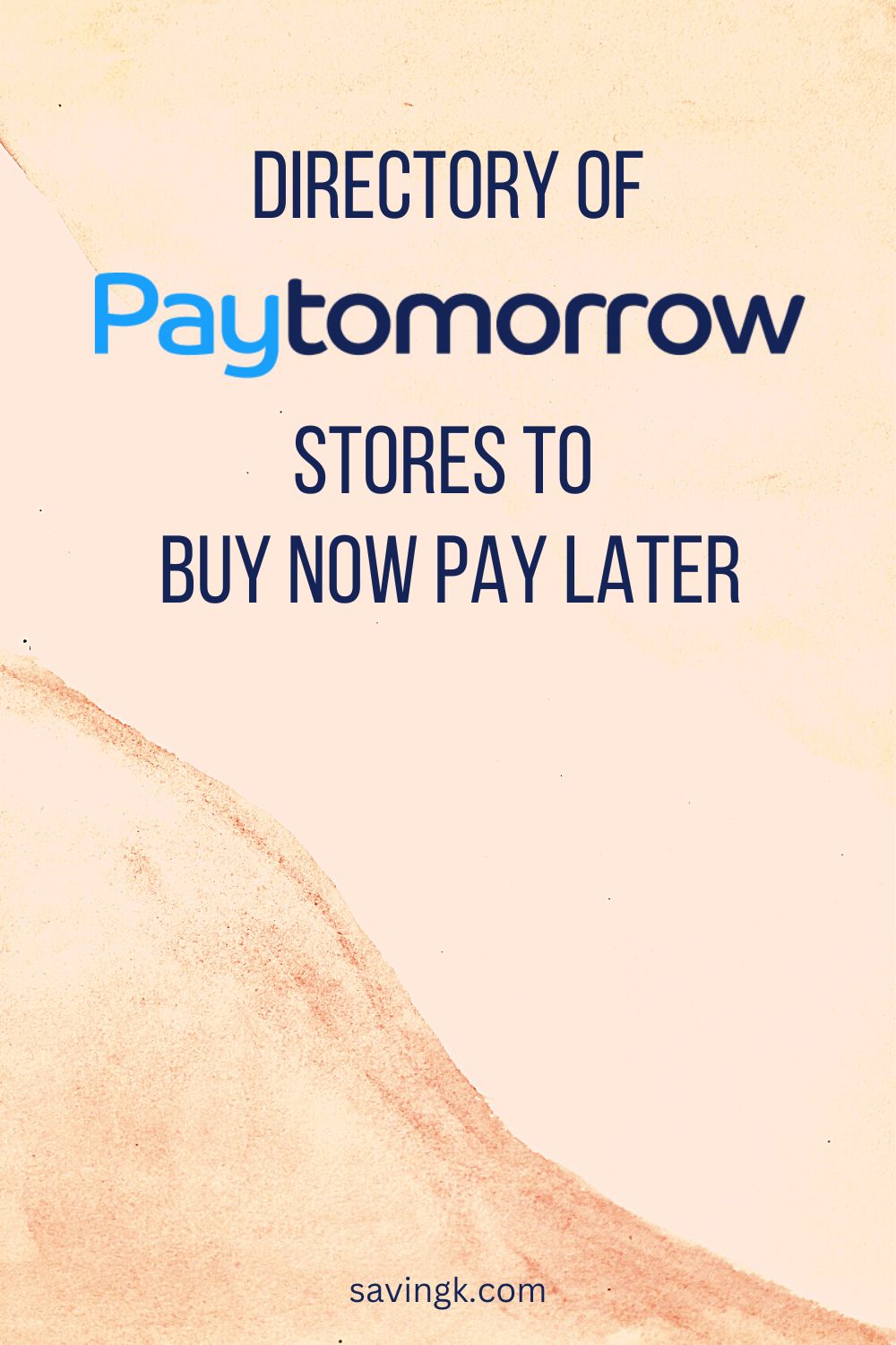 List of Paytomorrow Stores