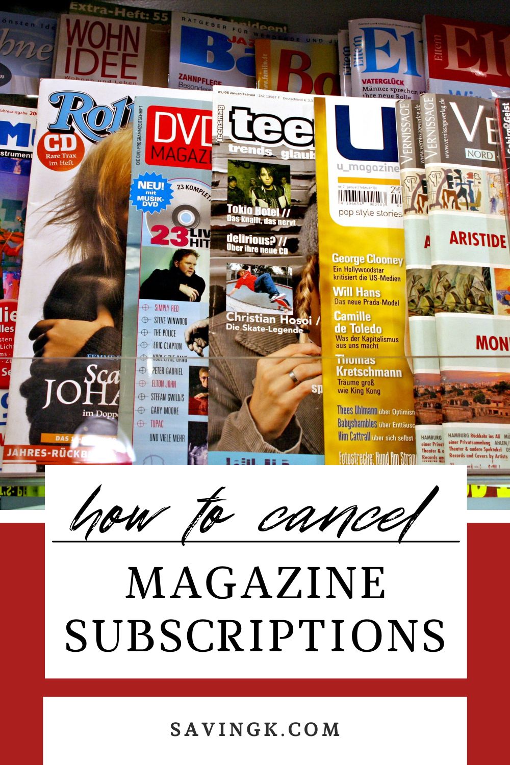 How To Cancel Magazine Subscriptions