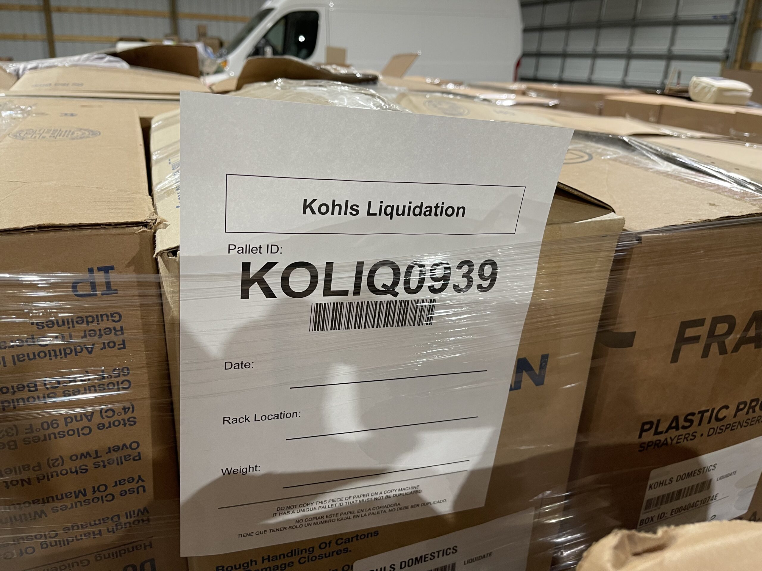 Kohls liquidation