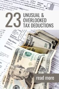 23 Unusual And Overlooked Tax Deductions - SavingK.com