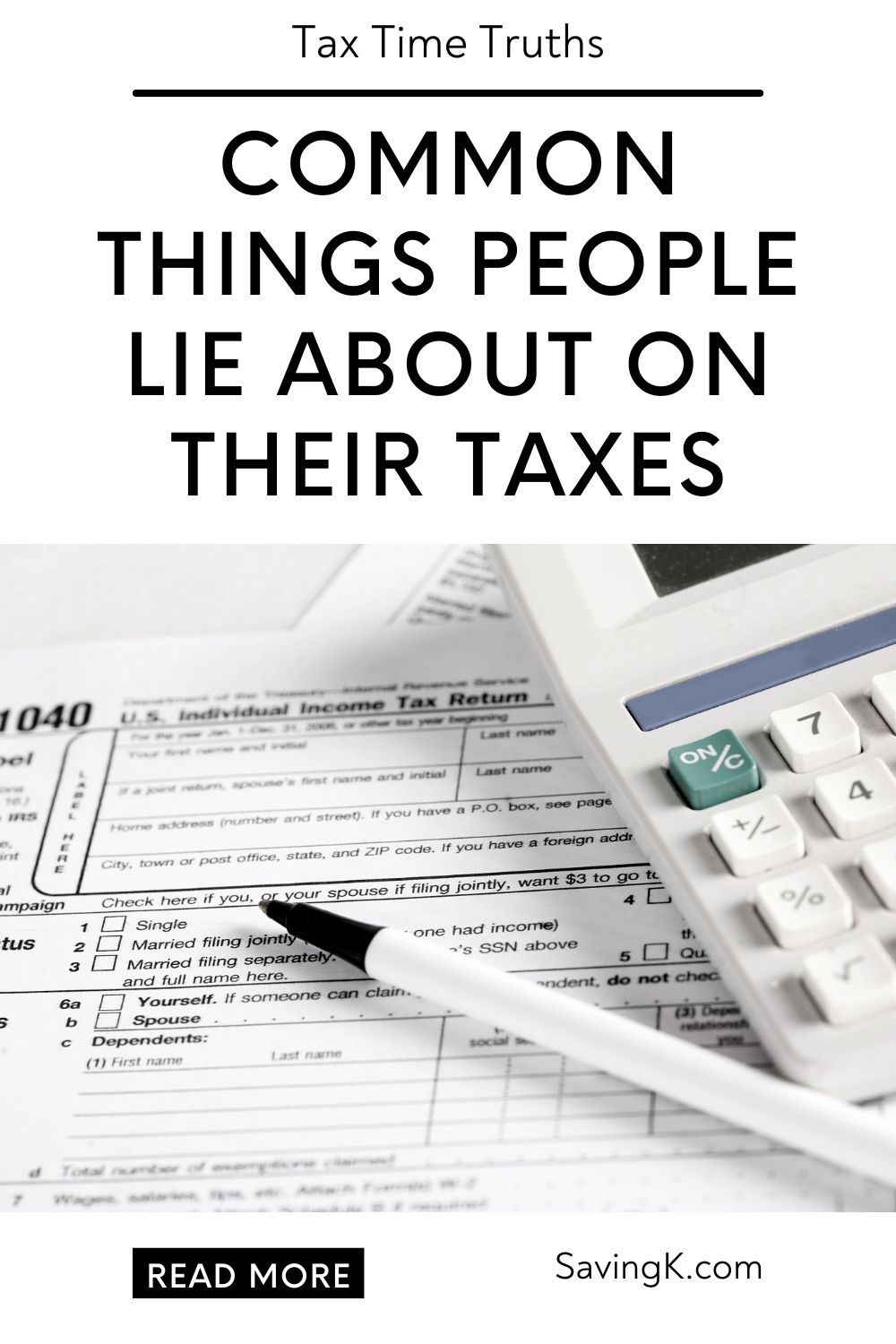 common things people
lie about on their taxes