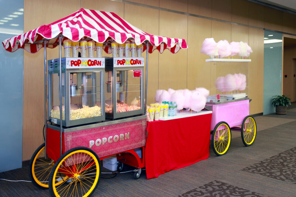 Popcorn and cotton candy Fundraising Event