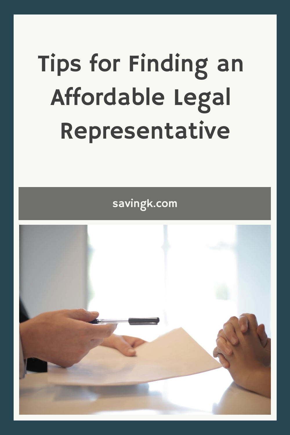 Tips for Finding an Affordable Legal Representative