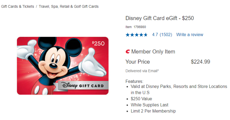 Where To Buy Discounted Disney Gift Cards - SavingK