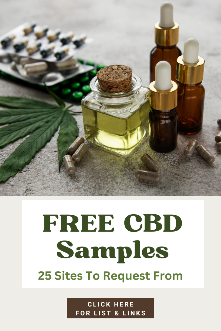 26 Sites To Request Free CBD Samples SavingK