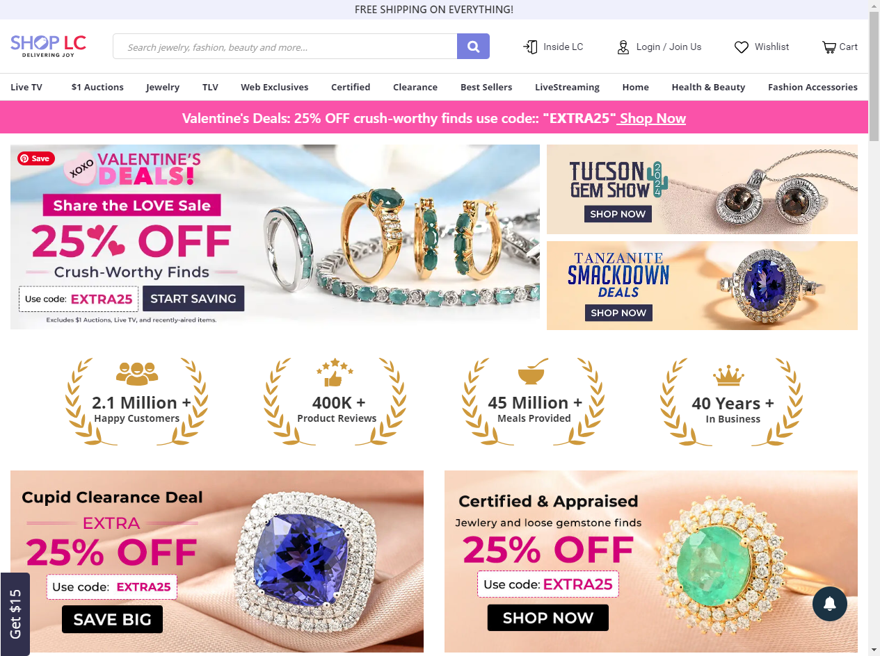 The jewelry channel deals liquidation channel