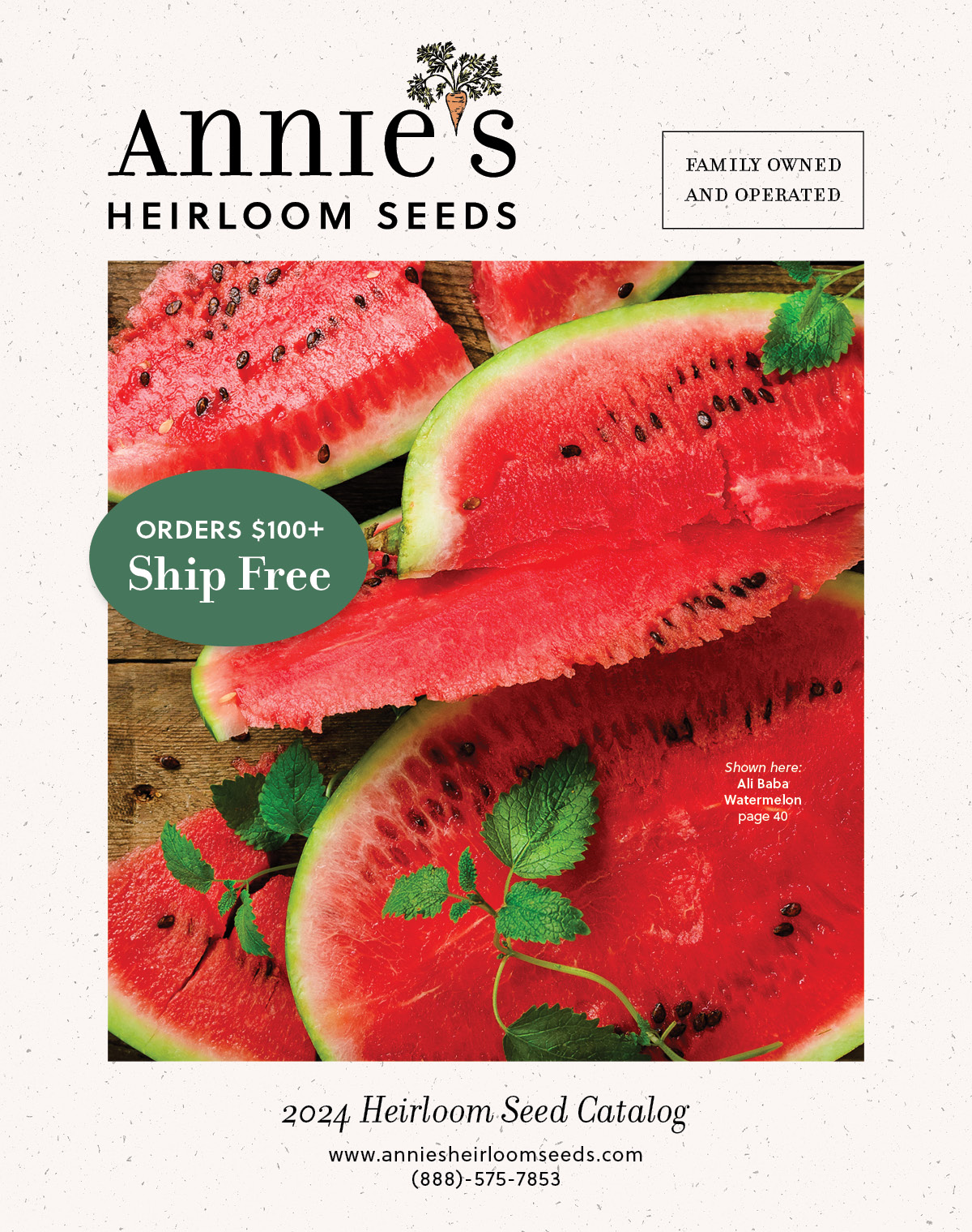 Free Annie's Heirloom Seeds Catalog