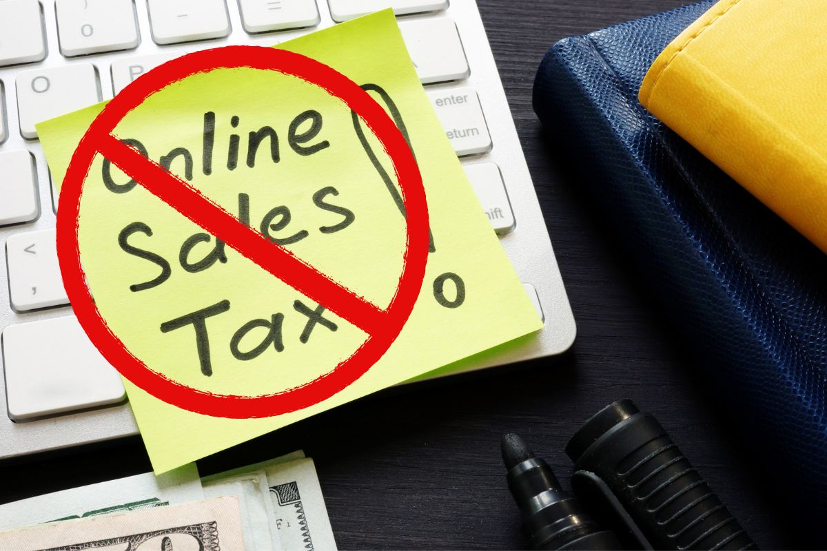 no online sales tax