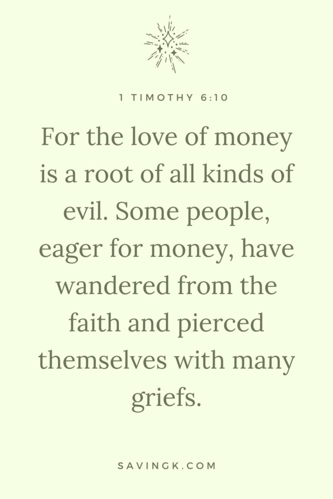 Timothy Money Wealth Of Wisdom: Top Biblical Quotes About Money - SavingK