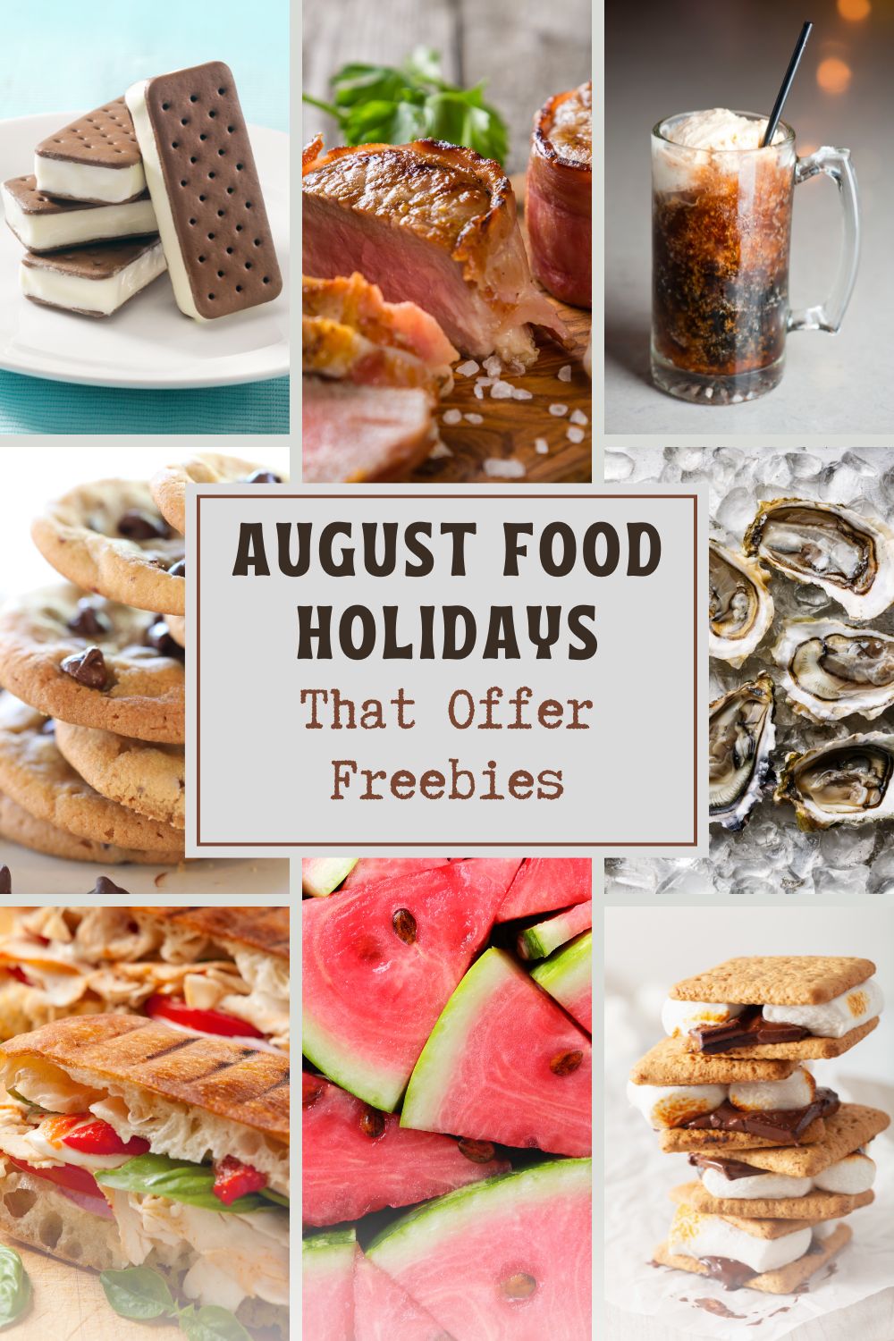 August National Food Holidays That Offer Freebies