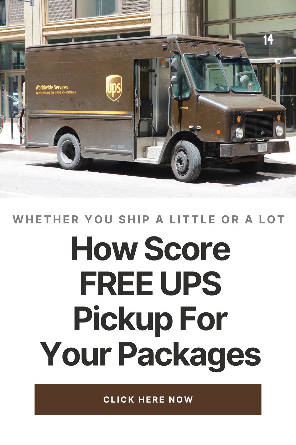 How to Score Free UPS Pickup for Your Packages