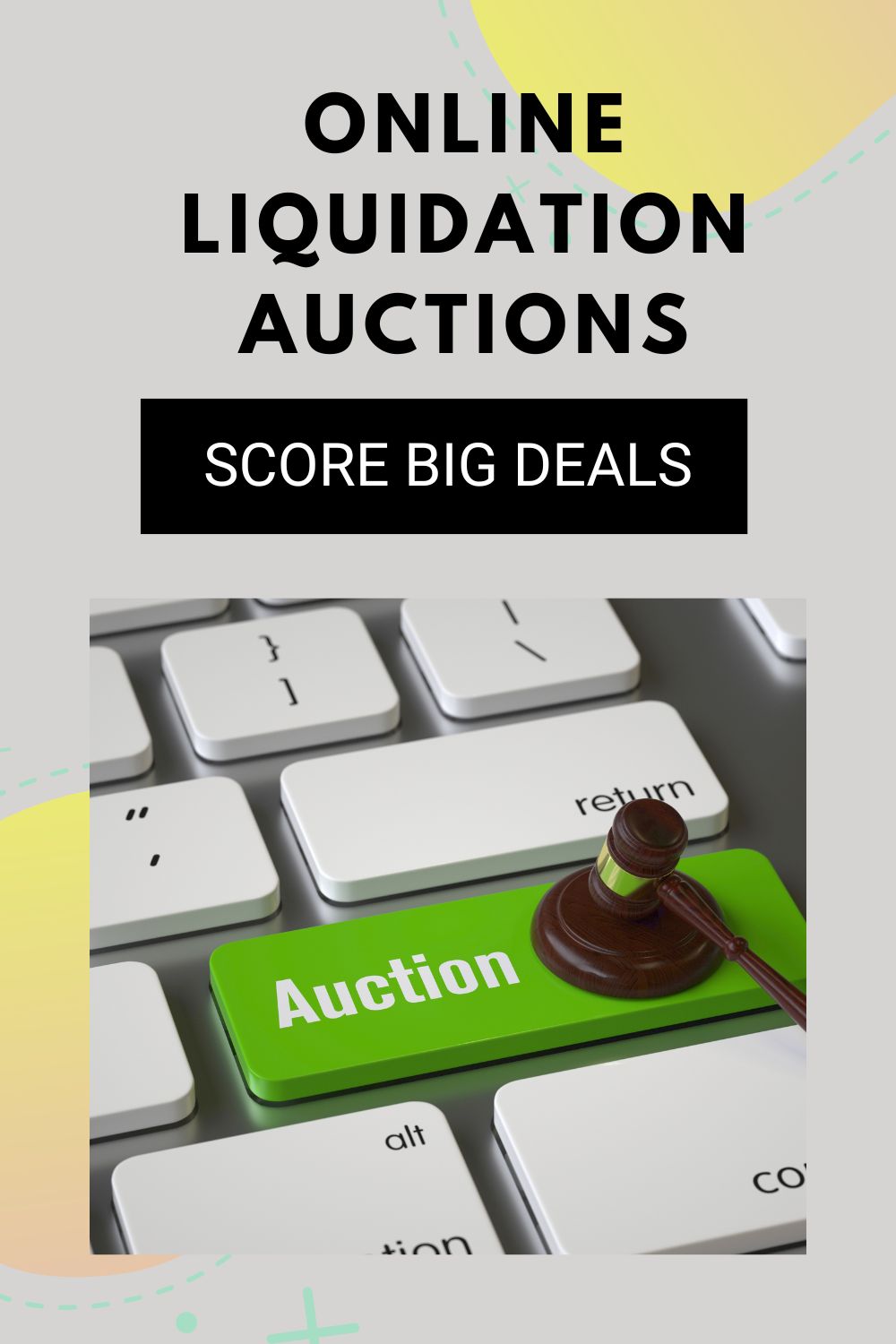 Online Liquidation Auctions