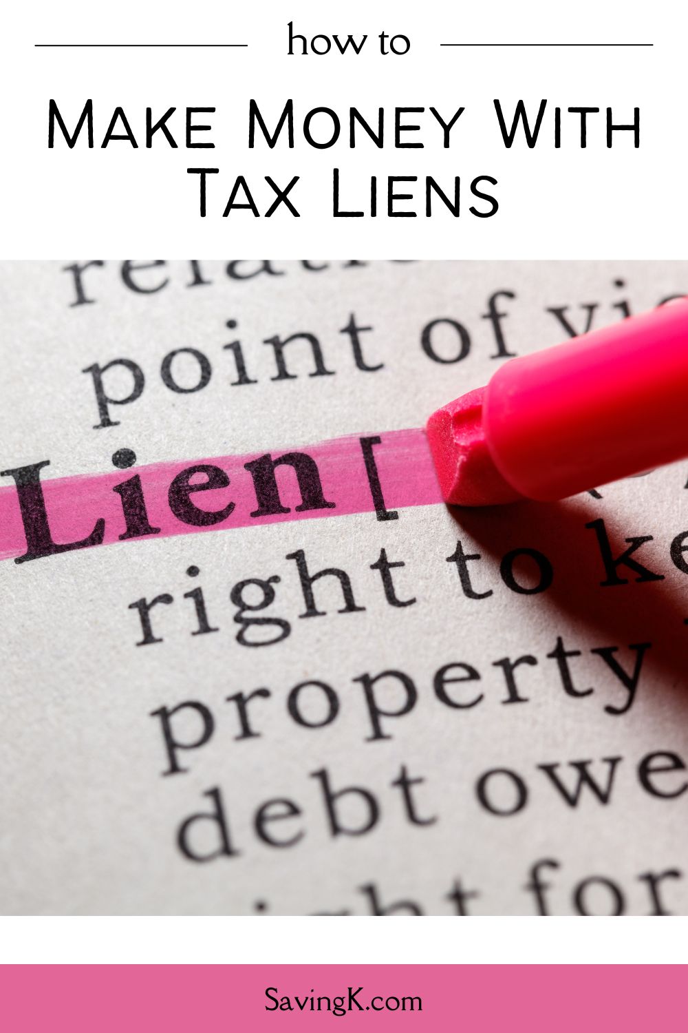 How to Make Money with Tax Liens