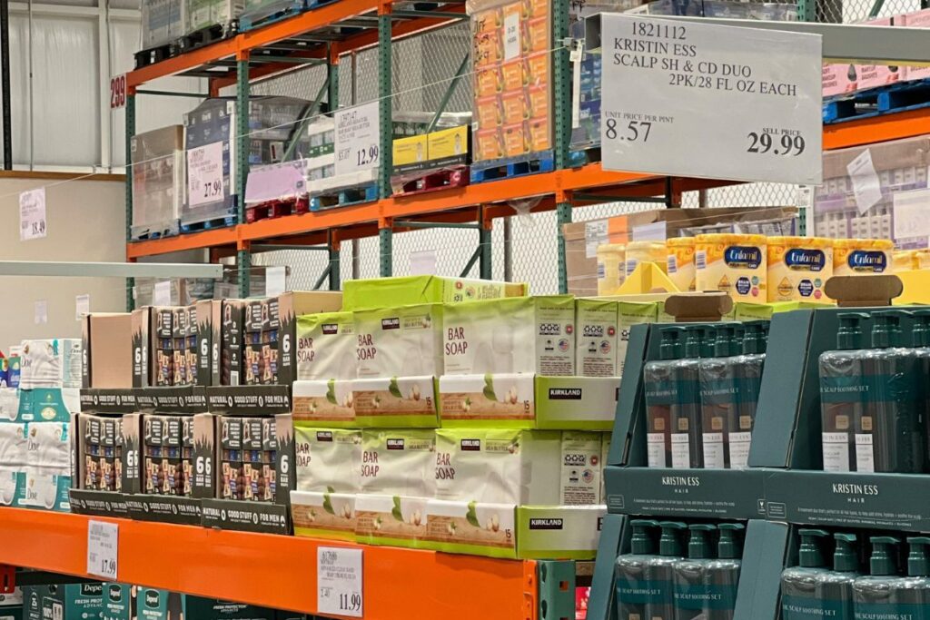 Costco store aisles