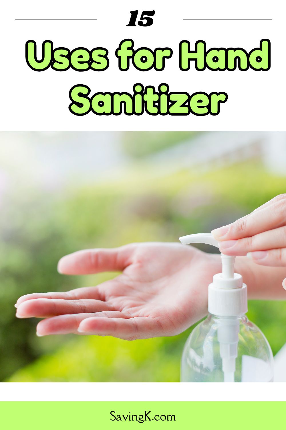 Uses for Hand Sanitizer