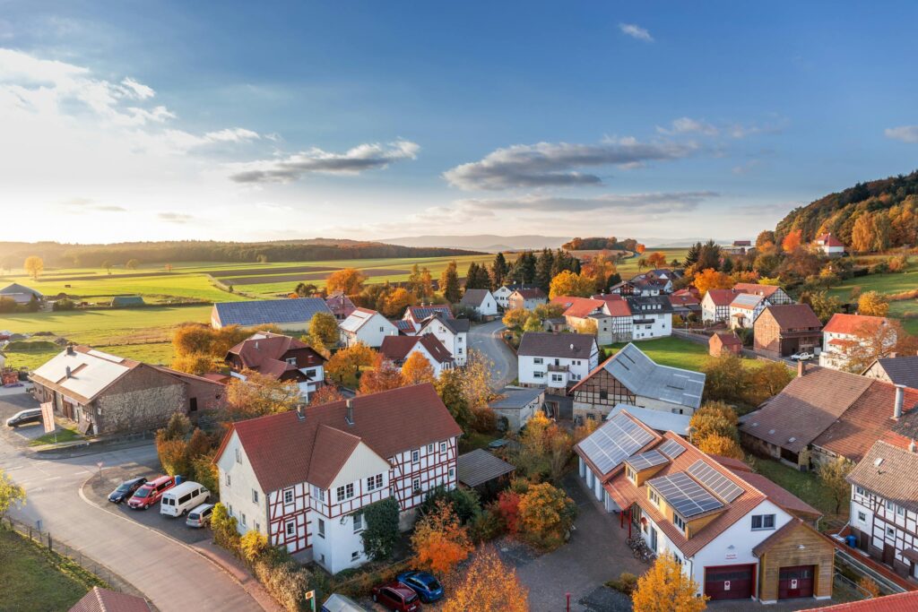 A small European town.