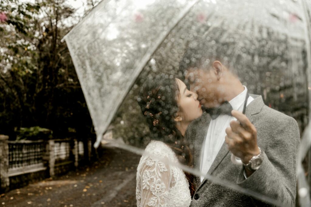 rain on wedding day