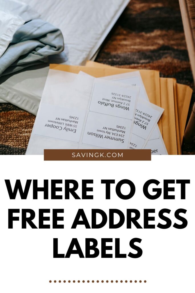 Where To Get Free Address Labels - SavingK