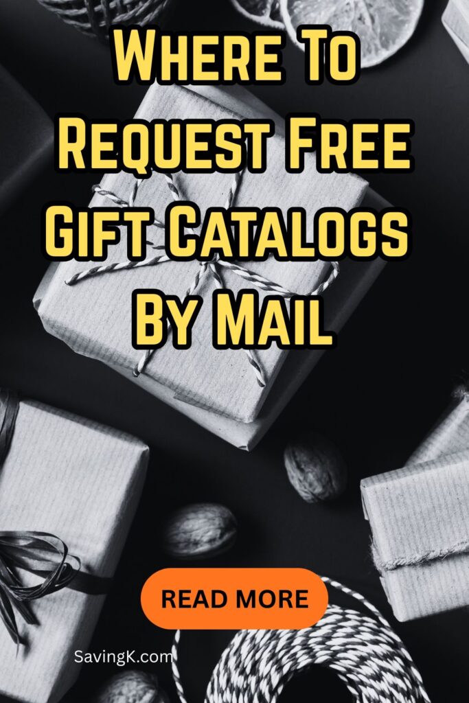 Where to request free gift catalogs by mail featuring wrapped gift boxes and holiday gift inspiration