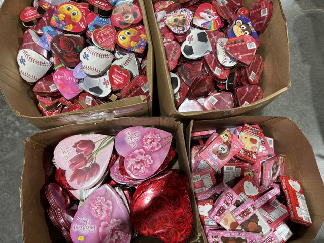 pallets of valentine's day candy